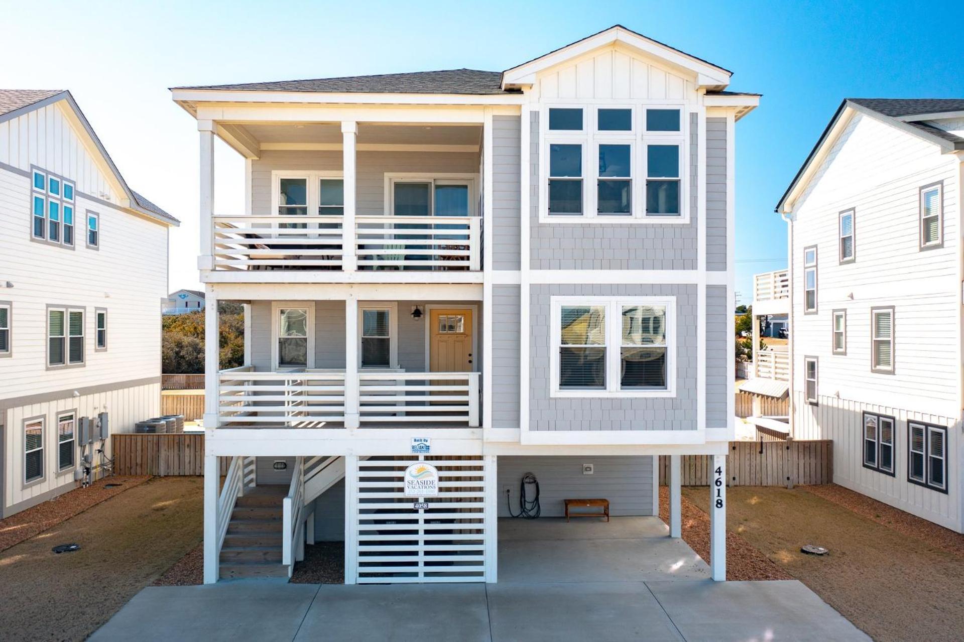 4058 Beach Haven 4 Min Walk To Beach Pool Kitty Hawk Buitenkant foto