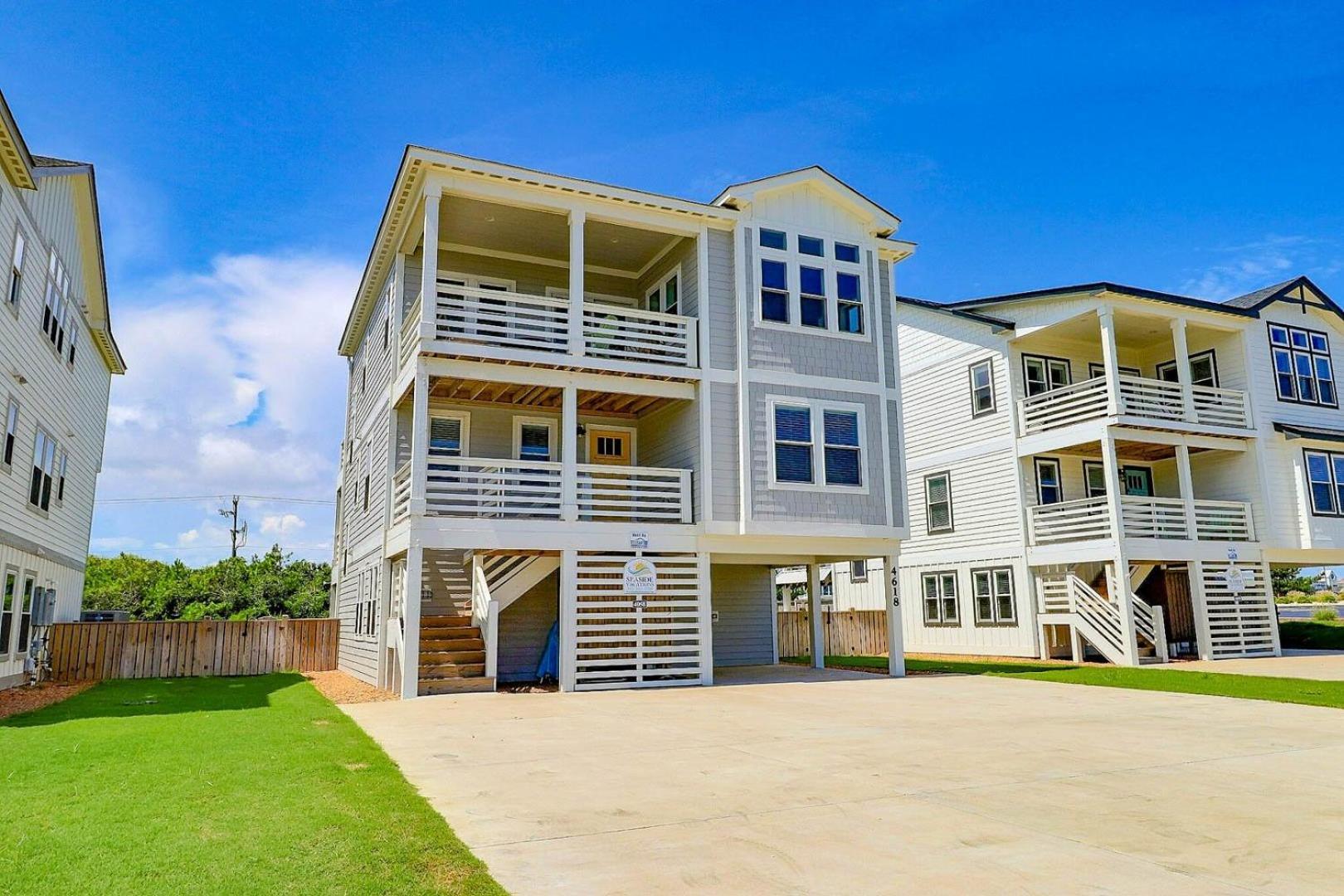 4058 Beach Haven 4 Min Walk To Beach Pool Kitty Hawk Buitenkant foto